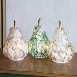 LED Spotted Pear Green 18cm LED Spotted Pear Green 18cm