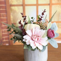 White Rose Ceramic Pot 27cm White Rose Ceramic Pot 27cm