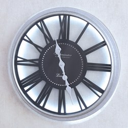 Gun Metal LED Wall Clock 50cm Gun Metal LED Wall Clock 50cm