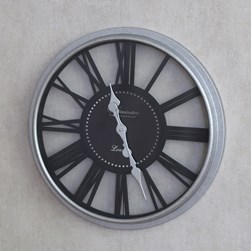 Gun Metal LED Wall Clock 50cm Gun Metal LED Wall Clock 50cm