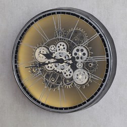 Antique Silver LED Wall Clock 50cm Antique Silver LED Wall Clock 50cm