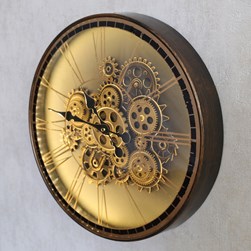 Antique Bronze LED Wall Clock 50cm Antique Bronze LED Wall Clock 50cm