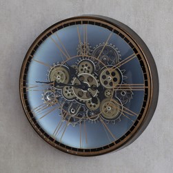 Antique Bronze LED Wall Clock 50cm Antique Bronze LED Wall Clock 50cm