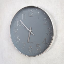 Grey Wall Clock 30cm Grey Wall Clock 30cm