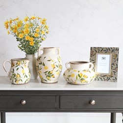 Lemon Pattern Vase 17x22cm