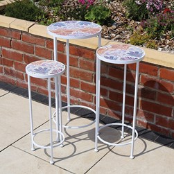 Mantello Set of 3 Plants Stands Mantello Set of 3 Plants Stands