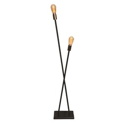 Filament Bulb Crossover Floor Lamp 127cm Filament Bulb Crossover Floor Lamp 127cm