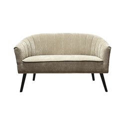 Chenille Sofa Champagne 129x80cm Chenille Sofa Champagne 129x80cm