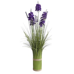 Purple Lavender Grass Floral Bundle 65cm Purple Lavender Grass Floral Bundle 65cm
