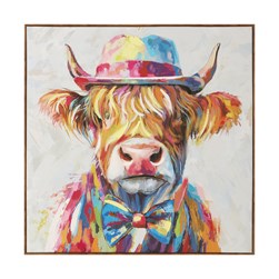 Funky Cow Canvas 80 x 80cm Funky Cow Canvas 80 x 80cm