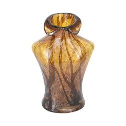 Amber Body Vase 12x20cm