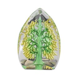 Green Tree Paperweight 14cm