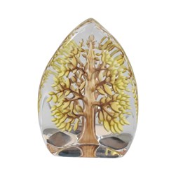 Golden Tree Paperweight 14cm
