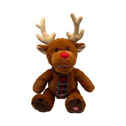 Musical Reindeer Most Wonderful Time of the Year 30cm
