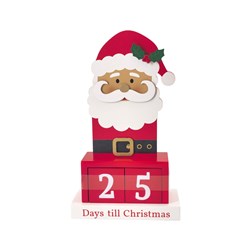 Santa Countdown 15x25cm Santa Countdown 15x25cm