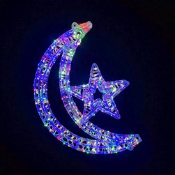 LED (500L) Moon Multi Coloured 30 x 42cm LED (500L) Moon Multi Coloured 30 x 42cm