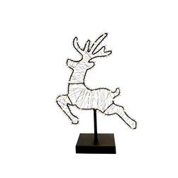 LED Reindeer Black (110L) 36cm