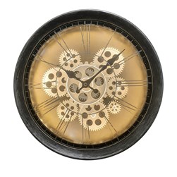 Antique Silver LED Wall Clock 35cm Antique Silver LED Wall Clock 35cm