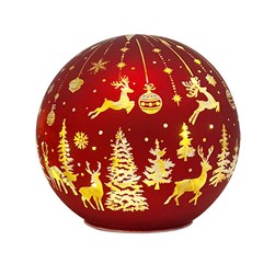 LED Reindeer Ball Res 15cm LED Reindeer Ball Res 15cm