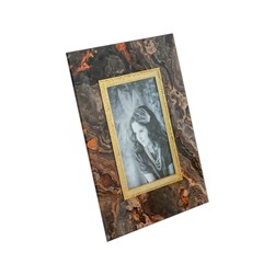 Copper & Black Photo Frame 4x6