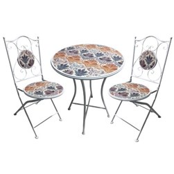 Mantello Bistro Set 60x75cm x 2 charis Mantello Bistro Set 60x75cm x 2 charis