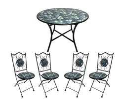 Fasano Bistro Set 90x75cm
