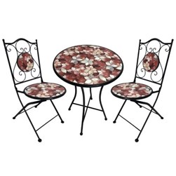 Morello Bistro Set 60x75cm x 2 Chairs