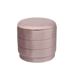 Storage Ottoman Pink with Tray Top 39x37cm