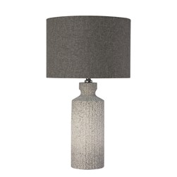 Ceramic Stone Lamp Grey 58cm