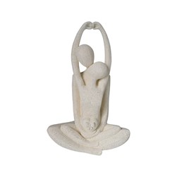Abstract Yoga Couple Sculpture 17x25cm Abstract Yoga Couple Sculpture 17x25cm