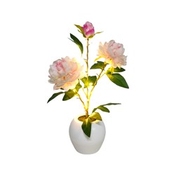 LED Peony Tree Pink (18L) 45cm