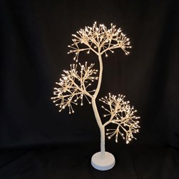 LED Triple Dandelion Milky White (360L) 70cm