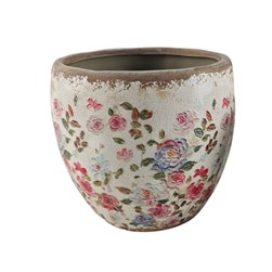Vintage Rose Planter 17cm