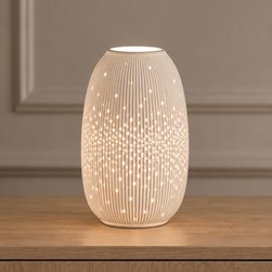 Perforated Oval Lamp 24cm Perforated Oval Lamp 24cm