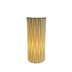 Ribbed Column Lamp 28cm Ribbed Column Lamp 28cm