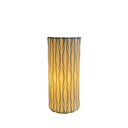 Ribbed Column Lamp 24cm Ribbed Column Lamp 24cm