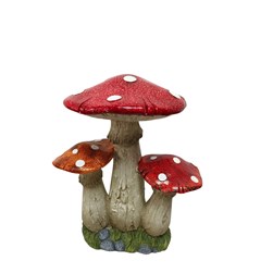 Triple Mushroom 34x42cm