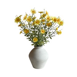 Yellow Daisy Vase 43cm