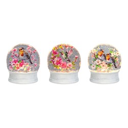LED Robin/Bird Spinner 17cm 3 Assorted