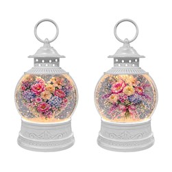 LED Vintage Floral Spinner 23cm 2 Assorted LED Vintage Floral Spinner 23cm 2 Assorted