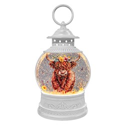 LED Highland Cow Spinner 23cm LED Highland Cow Spinner 23cm