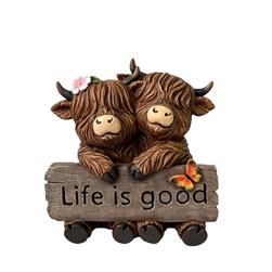 Highland Cow Good Life 20cm