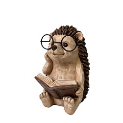 Hedgehog Reading 20cm