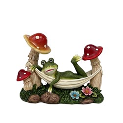 Lazy Frog in Hammock 21cm