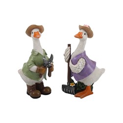 Garden Duck 20cm 2 Assorted Garden Duck 20cm 2 Assorted