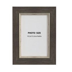 Grey Woodgrain Photo Frame 4x6 Grey Woodgrain Photo Frame 4x6