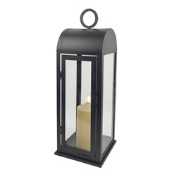 LED Arch Lantern Black 46cm