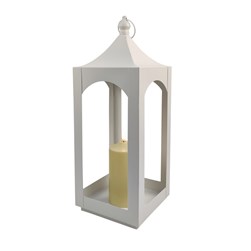 LED Pagoda Lantern White 45cm