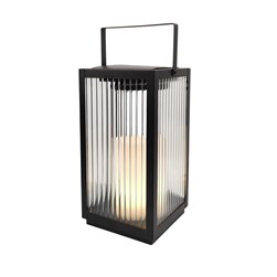 LED Solar Lantern Black 36cm LED Solar Lantern Black 36cm