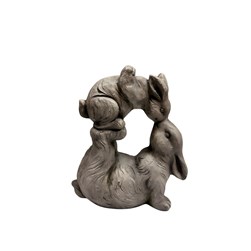 Stone Finish Rabbits 38cm Stone Finish Rabbits 38cm